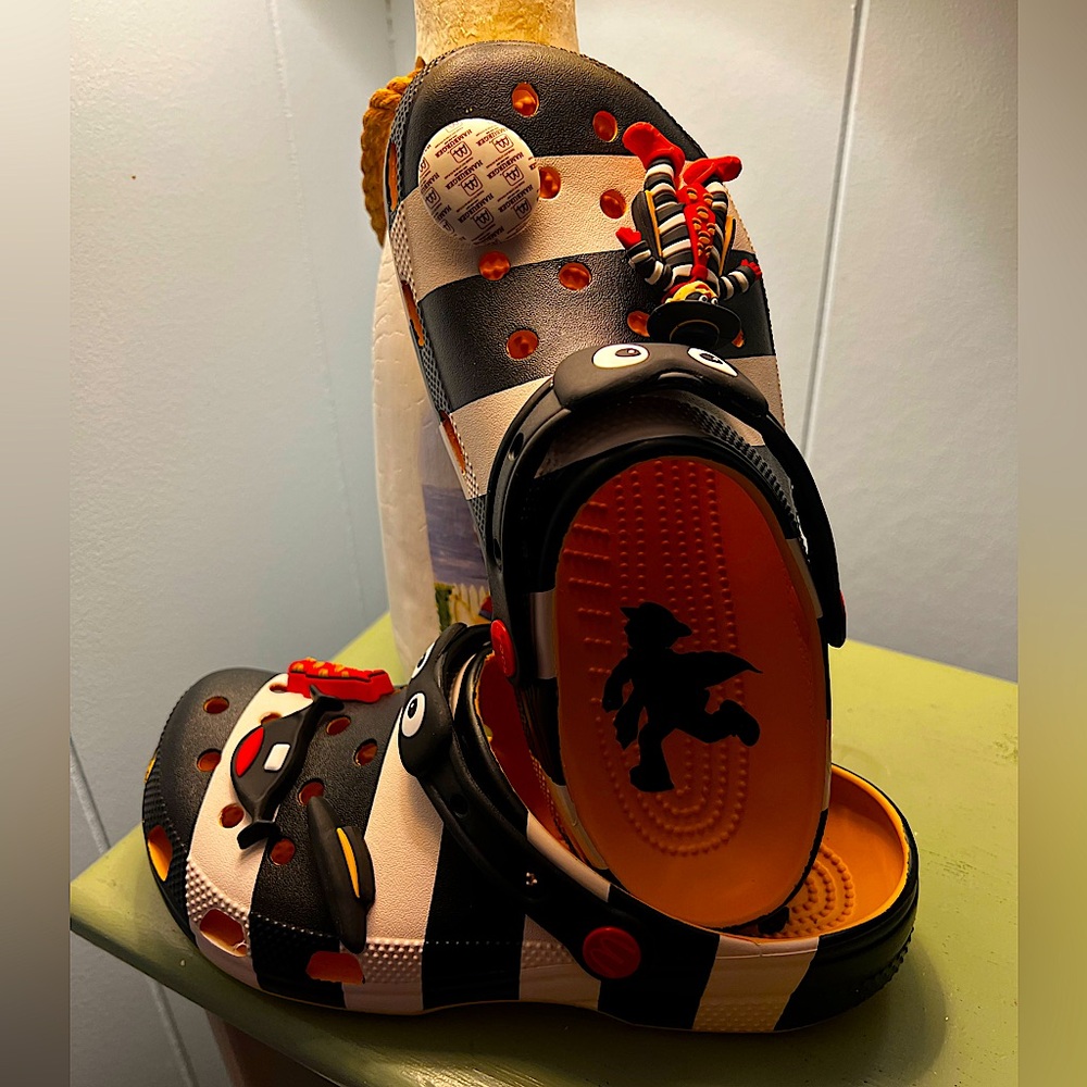 NWOT Brand new - Never worn McDonalds Hamburgler Croc Clogs